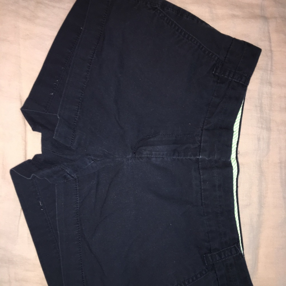 navy j. crew chino shorts! size 2
